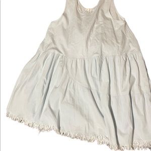 easel baggy sundress size large, baby blue